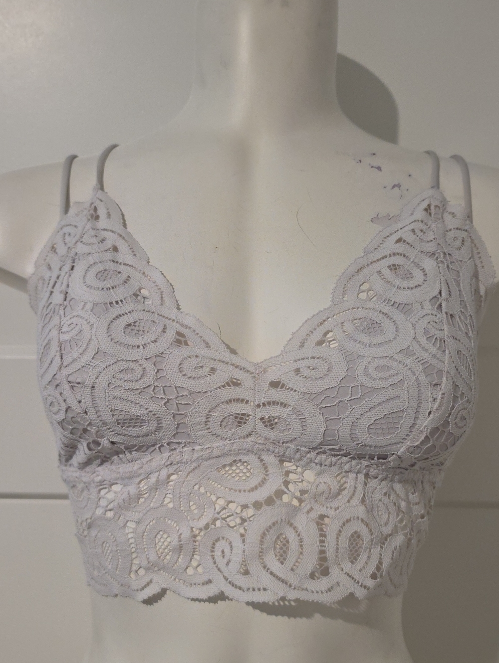 VS PINK White Lace Bralette